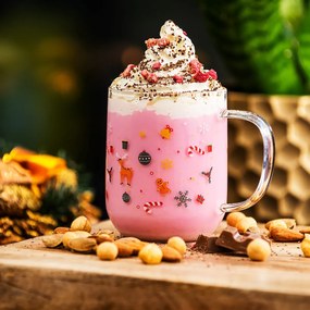 4Home Sklenený hrnček Hot&Cool Christmas time 350 ml, 2 ks