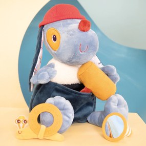 Lilliputiens - textilná hračka s aktivitami - údržbár psík Jules