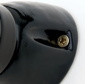 Orion - Nástenné svietidlo FROST 1xE27/60W/230V čierne