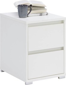 XXXLutz NOČNÝ STOLÍK, biela, 40/55/48 cm Carryhome - Nočné stolíky - 000003003404