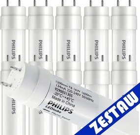 SADA 10x LED trubicové svetlo 120cm 18W 4000K 1800lm G13 Philips Neutral