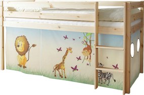 XXXLutz VYVÝŠENÁ POSTEĽ, 90/200 cm viacfarebná, prírodná farba Livetastic - Detské izby - 000406003612