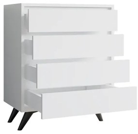 Komoda SUVERA 86x70 cm biela