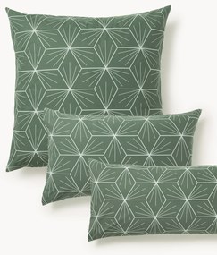 Obojstranná bavlnená obliečka na vankúš s geometrickou potlačou Ilda