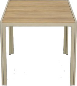 CH Béžový záhradný hliníkový stôl Beno II