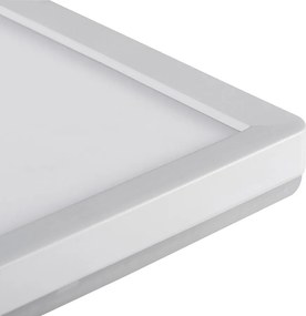 KANLUX KANLUX, AZPO stropné LED svietidlo, 225x225mm, 12,3W, 3000/4000/6000K, IP54, biela, 31530