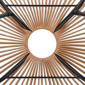 Záhradné kreslo oválne, výška 87 cm, odtiene béžovej a hnedej Springos - GF0084