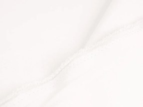 Biante Dekoračný oválny obrus Rongo RG-032 Krémový biely 100x140 cm