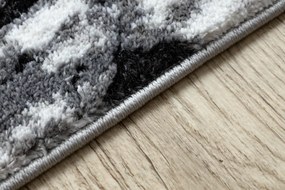 Moderný koberec COZY 8871 Marble, Mramor - Štrukturálny, dve vrstvy rúna sivá Veľkosť: 200x290 cm