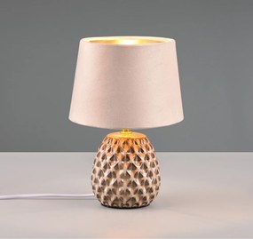 Béžová stolová lampa (výška 27 cm) Ariana - Reality