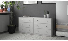 Biela komoda Tvilum May, 143 x 68 cm