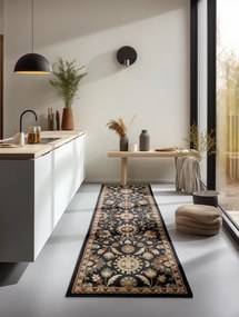 Koberec / Behúň Herat Farsi čierny