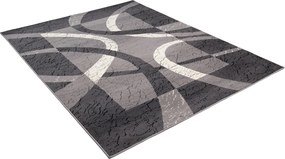 TA Koberec 3707A DARK GRAY CHEAP PP CRM Sivý Obdĺžnikový Rozmer: 60x100 cm