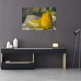 Obraz - French 19th Century, Melon and Lemon, reprodukcia (90x60 cm)