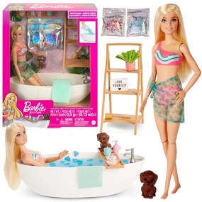 Producent niezdefiniowany Bábika Barbie Kúpanie vo farebných konfetách v domácom kúpeľnom kúpeli ZA5090