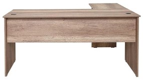 Rohový PC stolík Raven (orech svetlý) . Vlastná spoľahlivá doprava až k Vám domov. 1109412