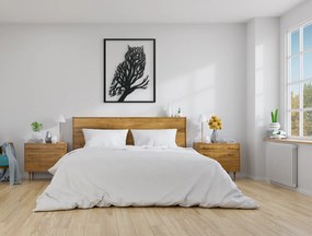 drevko Drevený obraz Sova a strom Rozmer obrazu: 40,5 x 32,5 cm, Farba dekorácie: Čierna