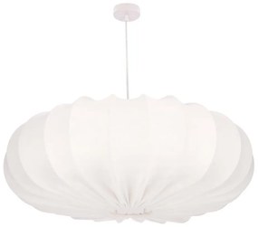 Candellux Luster na lanku CAFEE 1xE27/40W/230V pr. 66 cm biela CA1054