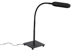 Moderná stolová lampa čierna vrátane LED 4-stupňového stmievania - Botot