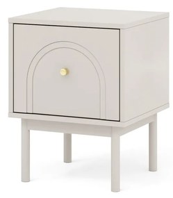 Nočný stolík Mazoma 41 cm kašmír/zlatý