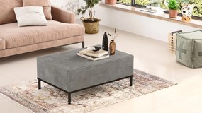 Konferenční stolek Houseland Wren beton/černý