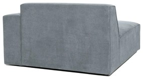 Sivý menčestrový modul pohovky (pravý roh) Sting – Scandic