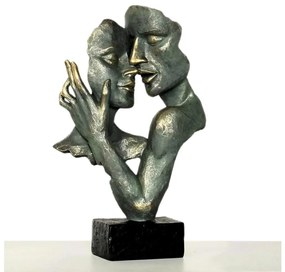 Dekorácia na stôl 31,5x9,5x19 cm živica/patina