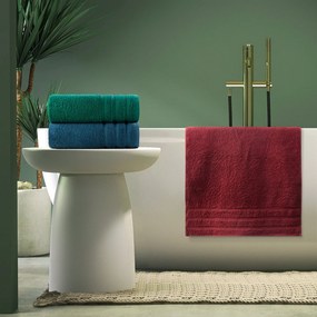 BAVLNENÝ UTERÁK VITO 50X90 CM TEHLOVO ČERVENÁ