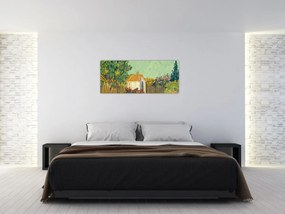 Obraz - Imitator of Vincent van Gogh, Landscape, reprodukcia (120x50 cm)