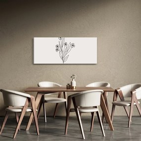 Obraz - Lúčny kvet N⁰1 (120x50 cm)