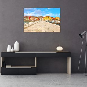 Obraz - Staré istrijské mesto v Poreči, Chorvátsko (90x60 cm)