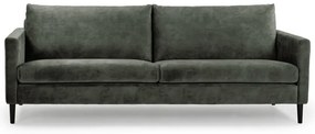 Zelenosivá zamatová pohovka 220 cm Adagio - Scandic