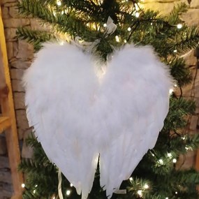 DECOLED Anjelské krídla, 30 x 27 cm, biela