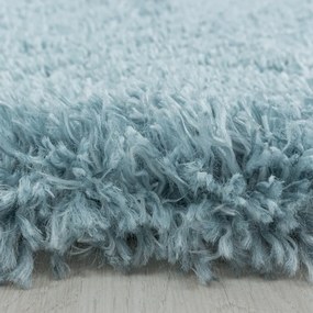 Modrý koberec 80x150 cm Fluffy – Ayyildiz Carpets