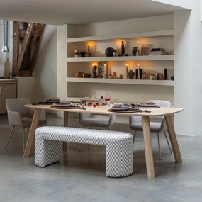 Jedálenský stôl z dubového dreva 100x220 cm Tablo – WOOOD