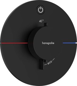 Hansgrohe ShowerSelect Comfort S, termostat pod omietku pre 1 spotrebič, čierna matná, HAN-15553670