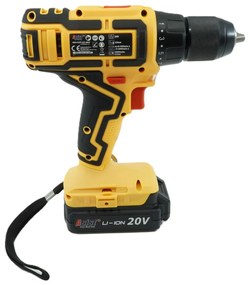 Aku vŕtačka 20V 2,0Ah v kufri ASIST AKU GANG