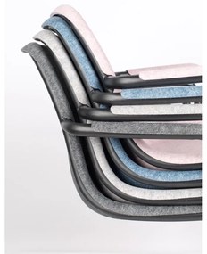 Svetlosivé jedálenské stoličky v súprave 2 ks Thirsty – Zuiver