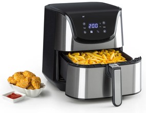 Klarstein AeroVital Deluxe, teplovzdušná fritéza, 1700 W, 5,4 l, nehrdzavejúca oceľ