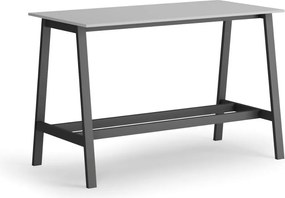 Vysoký barový stôl, 1600 x 800 mm, sivá