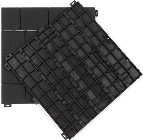 Gumová dlaždica STONE MOSAIC 30 x 30 cm, antracit MHEU5100103