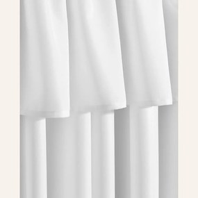 Dekorstudio Dekoračný záves MIA na dekoračné kolieska - biely Rozmer závesu: 140x260cm