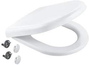 Wc doska softclose GROHE  z duroplastu alpská biela 42465000