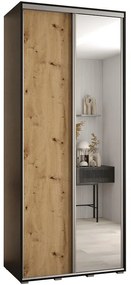 Skriňa 45 Canaris 3 120 čierna/artisan/silver