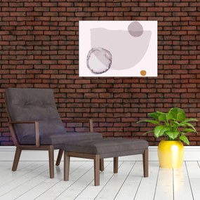 Obraz - Fialový minimalizmus N⁰2 (70x50 cm)