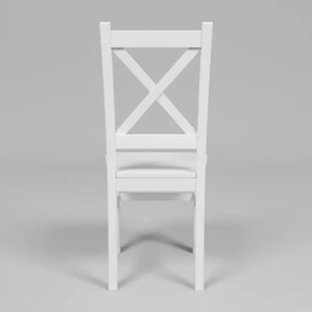 Jedálenská stolička NATE biela