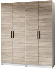 Skriňa X2 Gold 2d Biela/Dub Sonoma