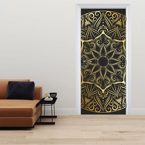 Fototapeta na dvere - Zlatá abstrakcia (95x205cm)
