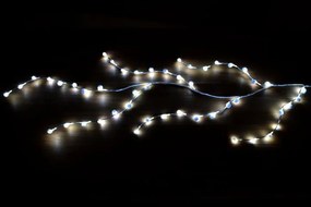 Nexos 33483 Vianočné LED osvetlenie - snehové vločky - 48 LED, studená biela