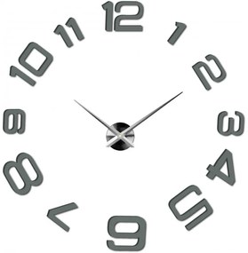 Moderné nalepovacie nástenné hodiny | 3D hodiny 12S053-Wanduhr HEU-